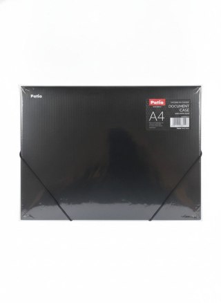 Teczka plastikowa na gumkę 5907690881597 A4 czarny Patio (5060)