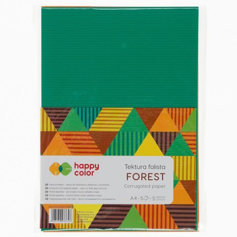 Arkusz piankowy kolor: mix 5 ark. [mm:] 210x297 Happy Color (HA 7720 2030-FOREST)