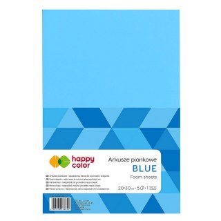 Arkusz piankowy kolor: niebieski 5 ark. [mm:] 210x297 Happy Color (HA 7130 2030-3)