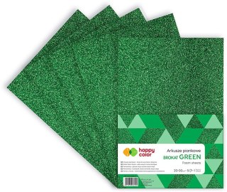 Arkusz piankowy kolor: zielony 5 ark. Happy Color (HA 7132 2030-5)