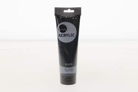 Farba akrylowa Simply kolor: czarny 250ml Daler Rowney (126250026)