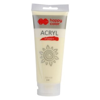 Farba akrylowa kolor: żółta 200ml Happy Color (HA 7370 0200-13)