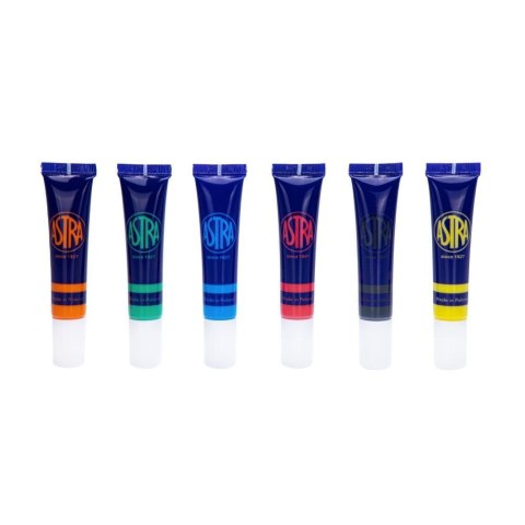 Farba do malowania na szkle Farby do tworzenia naklejek żelowych zest. 6 x 15ml kolor: różne 6ml 6 kolor. Astra (301122015)