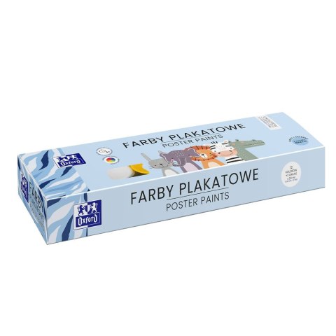 Farby plakatowe Kids kolor: mix 20ml 12+2 kolor. Oxford (400174836)