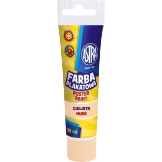 Farby plakatowe tuba kolor: cielisty 30ml 1 kolor. Astra (301120001)