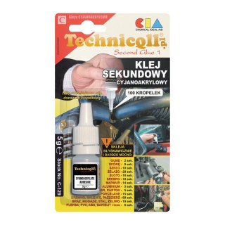 Klej w tubie sekundowy 5g Technicqll (C-129)