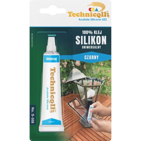 Klej w tubie silikon 20ml Technicqll (S-072)
