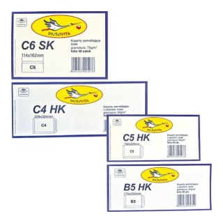 Koperta B4 hk brązowa [mm:] 250x353 WZ Eurocopert 50 sztuk