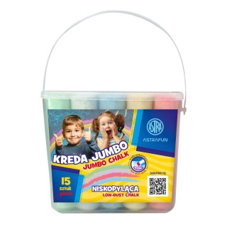 Kreda Jumbo kolor: mix 15 szt Astra Fun (330022004)
