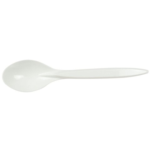 Łyżka wielokrotnego użytku wielorazowa - biała 8 szt Arpex (KW0710)