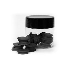 Magnes czarny śr. 20mm Tierra 20 sztuk