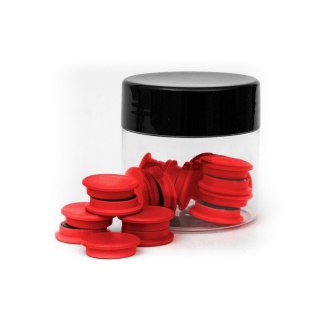 Magnes czerwony śr. 20mm Tierra 20 sztuk