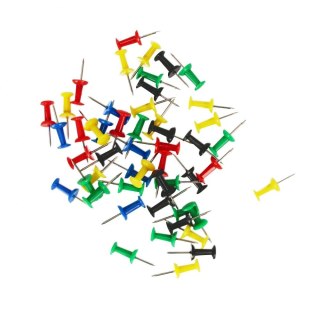 Pinezki do tablicy kolor: mix 50 szt Starpak (536855)