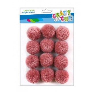 Pompony mix 12 szt Craft with Fun (463934)