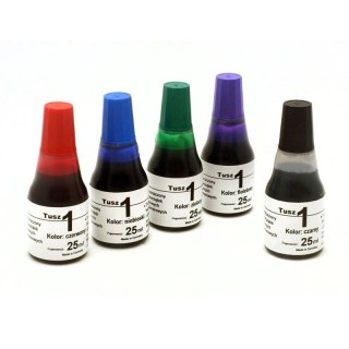 Tusz kreślarski jedynka fioletowy 9 0 0 4 3 6 2 5 0 9 3 1 8 kolor: fiolet 25ml Colop (25 ml)