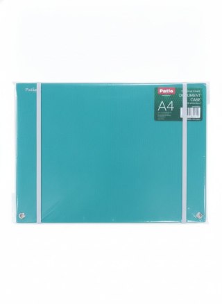 Teczka plastikowa na gumkę 5907690881610 A4 zielony Patio (5060)