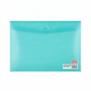 Teczka plastikowa na guzik A5 zielony Patio (3139/05)