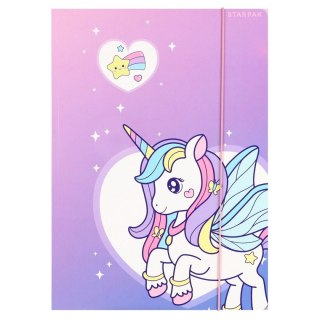 Teczka kartonowa na gumkę Unicorn A4 mix Starpak (583291)