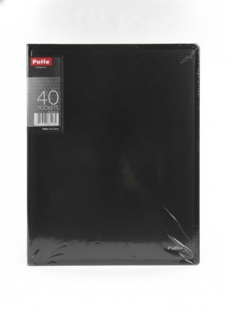 Teczka ofertowa A4 kolor: czarny 40 kieszeni Patio (1134)