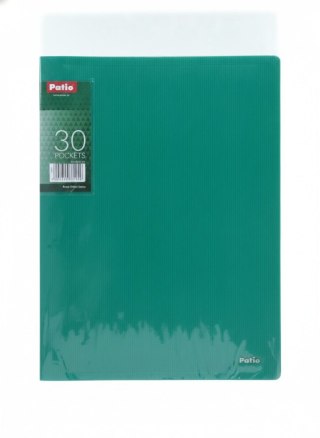 Teczka ofertowa A4 kolor: zielony 30 kieszeni Patio (6305)