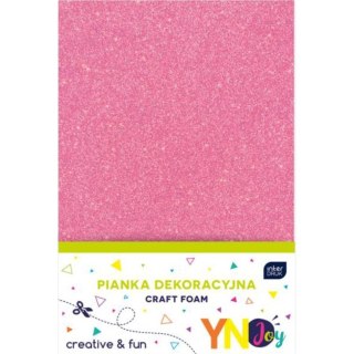 Arkusz piankowy pianka dekoracyjna A4 kolor: mix 8 ark. [mm:] 210x297 Interdruk (brokat pastel)