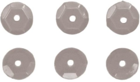 Cekiny Craft-Fun Series okrągłe 7mm szary jasny 14g Titanum