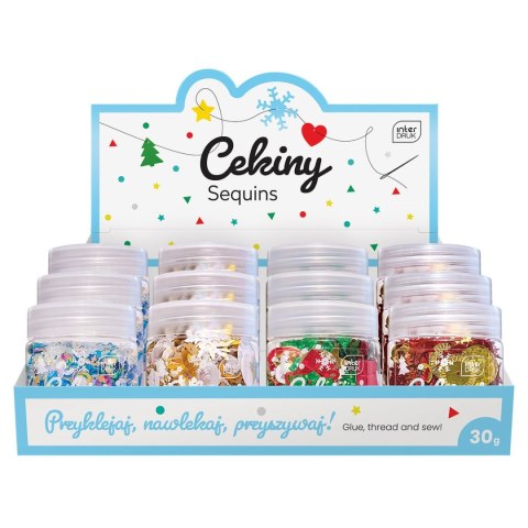 Cekiny Winter mix 30g Interdruk (30 g)