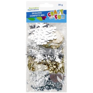 Cekiny złote 30g Craft With Fun (521599)