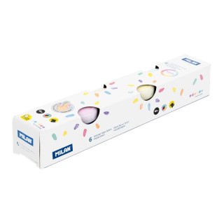 Farba do malowania palcami pastelowe 40ml 6 kolor. Milan (031206P)