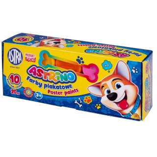 Farby plakatowe kolor: mix 20ml 10 kolor. Astra (303221002)