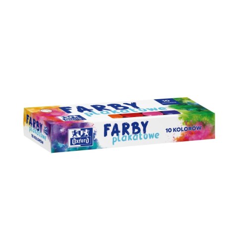 Farby plakatowe kolor: mix 20ml 10 kolor. Oxford (400167101)
