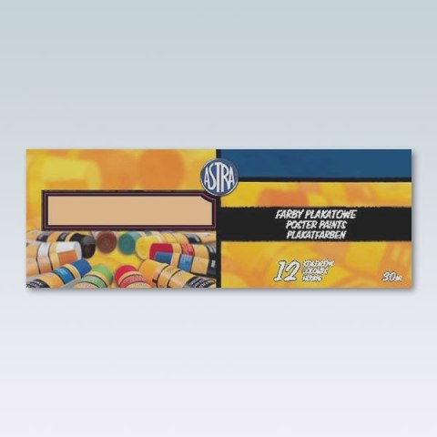 Farby plakatowe kolor: mix 30ml 12 kolor. Astra (83110901)