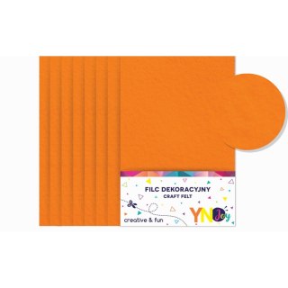 Filc filc kolor: pomarańczowy 8 ark. [mm:] 200x297 Interdruk (IFILCPOM)
