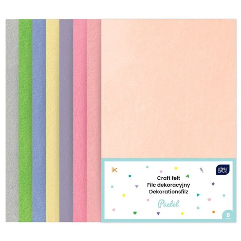 Filc kolor: mix 5 ark. [mm:] 200x297 Interdruk (IFILCPAS)