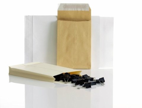Koperta E4 Expander HK rozszerzana brązowa [mm:] 280x400 Bong 250 sztuk