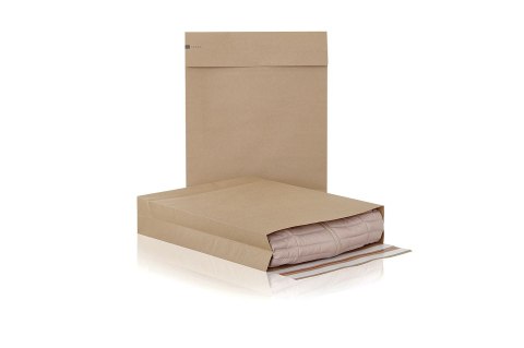 Koperta L e-Green rozszerzana brązowa [mm:] 400x500 Bong (69116) 100 sztuk