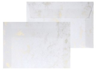 Koperta A4 marmur złoty złota Galeria Papieru (280293) 10 sztuk