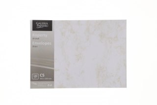 Koperta C5 marmur złoty biała diamentowa Galeria Papieru (280693) 10 sztuk