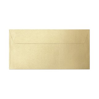 Koperta DL pearl złota [mm:] 110x210 Galeria Papieru (281115) 10 sztuk