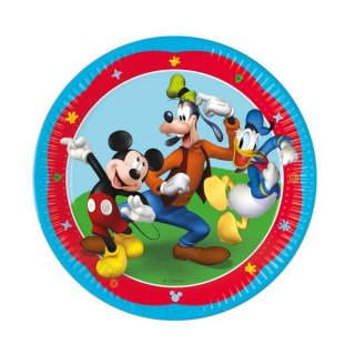 Talerz jednorazowy Mickey papier śr. 230mm 8 szt Godan (93822)