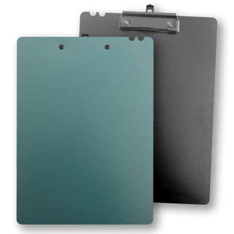 Deska z klipem (podkład do pisania) A4 MORANDI A4 z klipem niebieskoszara 5906910832883 niebieska jasna Penmate (TT8882)