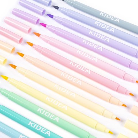Flamaster Pastel 12 kol. Kidea (FDPBB12KA)