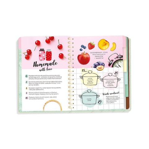 Kołozeszyt (kołonotatnik) A5 przepiśnik 240k. 90g kropki/tagi Interdruk