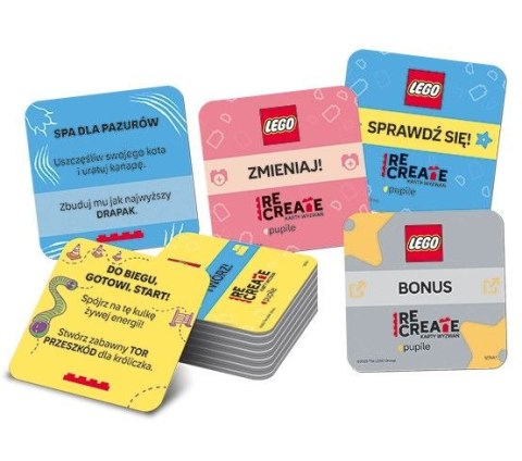 Książeczka edukacyjna LEGO® Recreate. Karty Wyzwań. Pupile Ameet (ACP 6610)