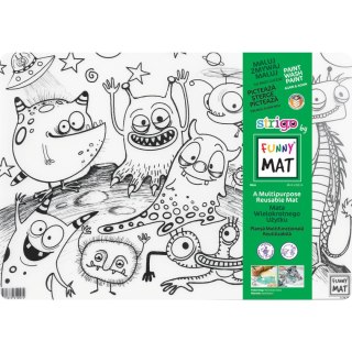 Podkład na biurko FUNNY MAT TRANSPARENT LENIWCE sfu1057 polipropylen PP [mm:] 335x480 Strigo (8681379310574)