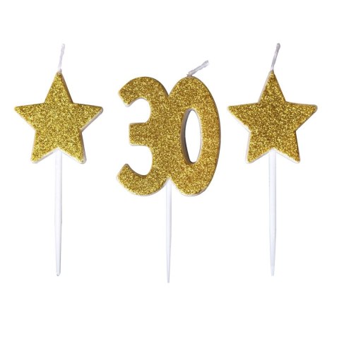 Świeczka urodzinowa pikery 30 lat Antella (SH-588-30)