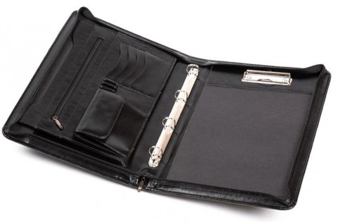 Teczka konferencyjna A4 BUSINESS z rączką czarny ekoskóra [mm:] 380x260 Jan-Pol Bis (AK-04N)