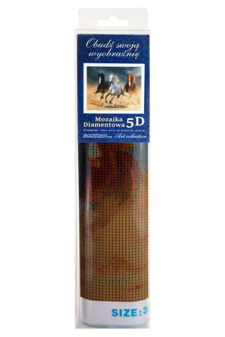 Zestaw kreatywny Diamentowa mozaika 30x40cm Konie 4 Flamingo Line (TSGK81394)