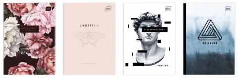 Zeszyt tematyczny A6 32k. 70g krata Interdruk (ZES32#)