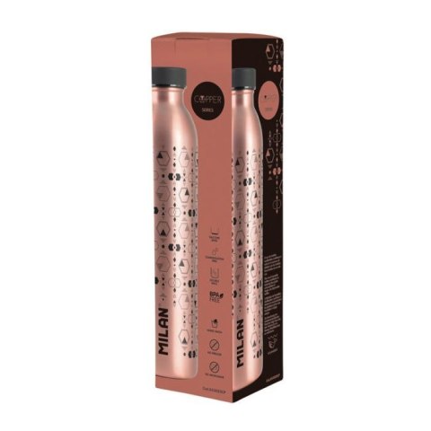 Bidon Copper Czarny izotermiczny 591ml Milan (643020CP)